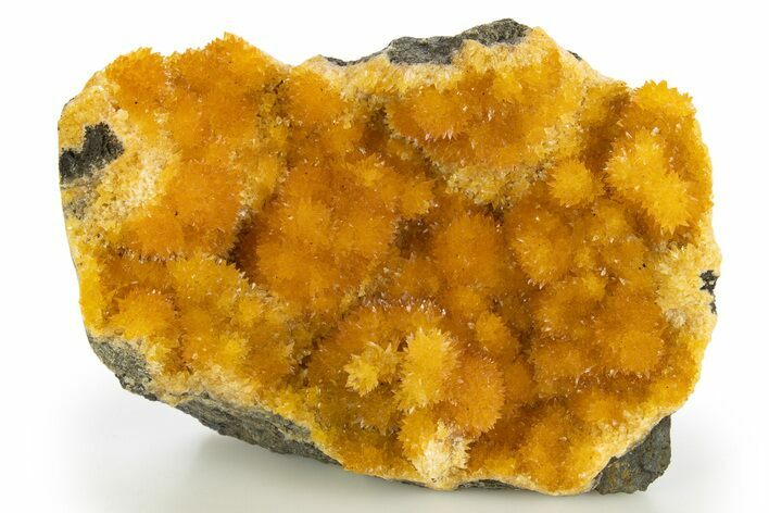 Intense Orange Calcite Crystal Cluster - Poland #331940